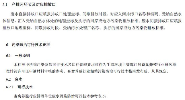产排污环节对应排放口及许可排放限值确定方法
