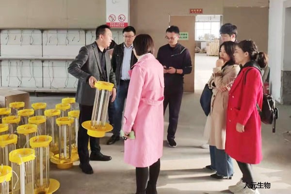 人元生物有机肥设备厂家欢迎河南理工大学鹤壁分院代表莅临公司交流合作图片5