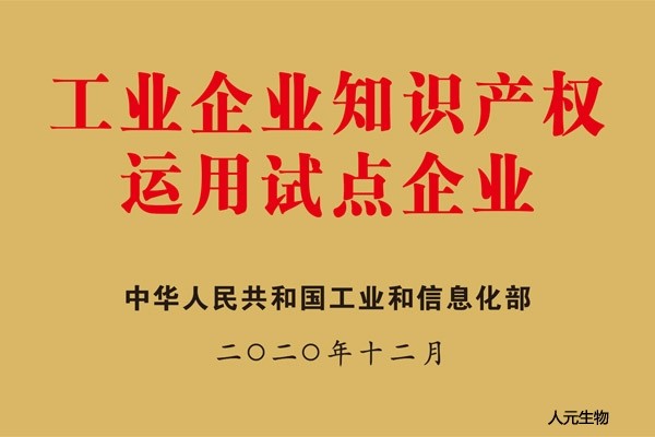 国家工业企业知识产权运用试点企业