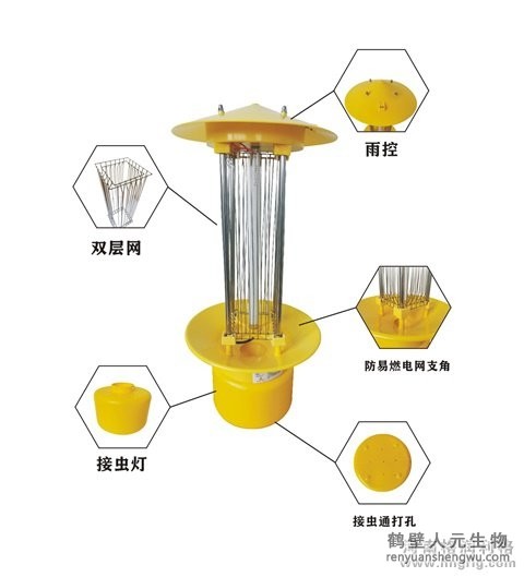 太阳能路灯式杀虫灯结构
